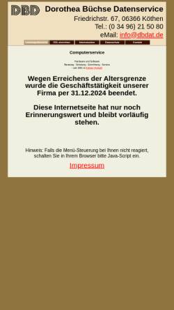 Dorothea Büchse Datenservice