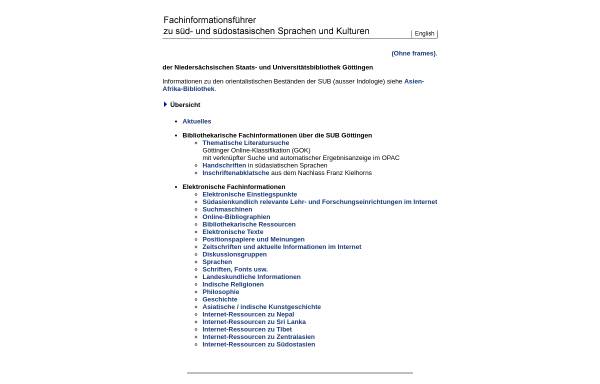 Vorschau von www.sub.uni-goettingen.de, Fachinformationsführer