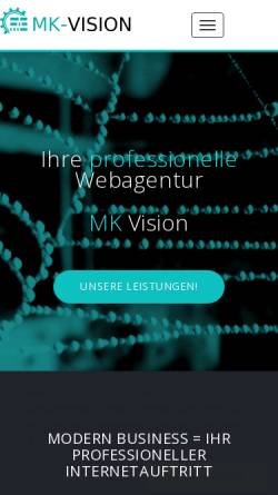 Vorschau der mobilen Webseite www.mk-vision.de, MK-Vision Webdesign