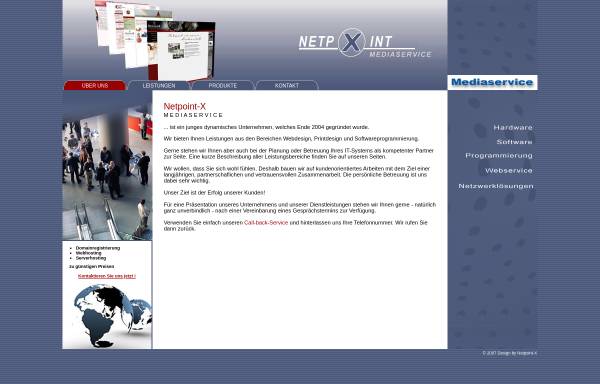 Vorschau von www.netpoint-x.de, Netpoint-X GmbH Regensburg Mediaservice