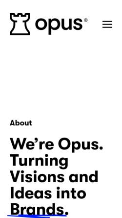 Vorschau der mobilen Webseite www.opus-marketing.de, Opus Marketing GmbH