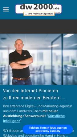 Vorschau der mobilen Webseite www.dw2000.de, Werner Dandl e.Kfm.