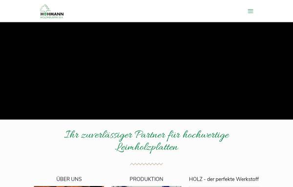 Vorschau von www.hohmann-jensen.de, Hohmann & Jensen Holzindustrie OHG