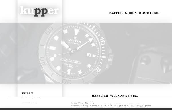 Vorschau von www.kupper.ch, Kupper Uhren & Bijouterie