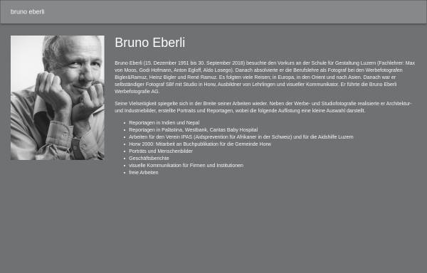Bruno Eberli, Fotograf SBf