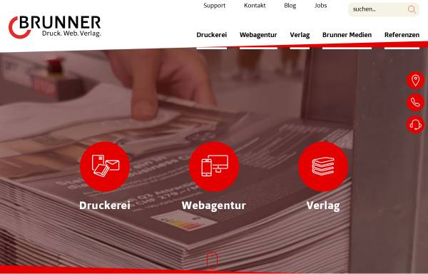 Vorschau von www.bag.ch, Brunner AG
