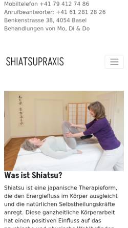 Vorschau der mobilen Webseite www.shiatsupraxis.ch, Müller Martin