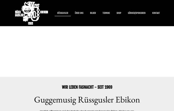 Vorschau von www.reussgusler.ch, Guggenmusig Rüssgusler