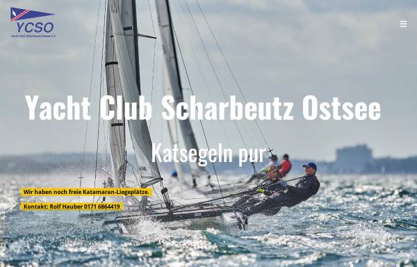 Vorschau von www.ycso.de, Yacht Club Scharbeutz Ostsee e.V.