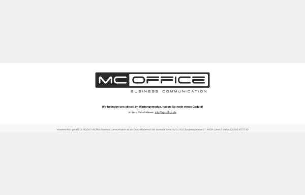 Vorschau von www.mcoffice.de, McOffice - Online Auskunft