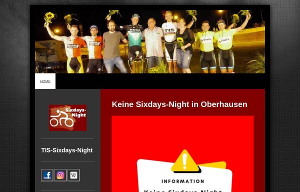 Vorschau von www.sixdaysnight.de, Sixdays-Night in Oberhausen