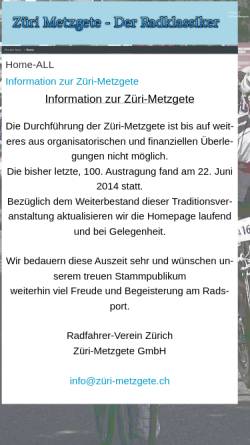 Vorschau der mobilen Webseite www.zueri-metzgete.ch, Züri Metzgete