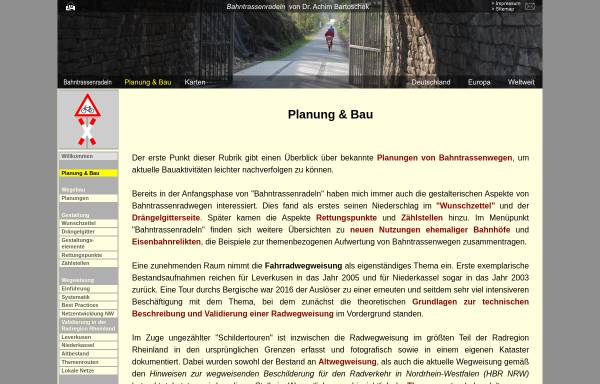Vorschau von www.achim-bartoschek.de, Bahntrassenradeln
