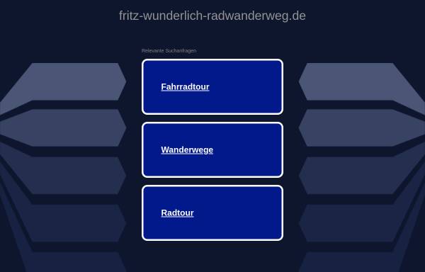 Vorschau von www.fritz-wunderlich-radwanderweg.de, Fritz Wunderlich Rad- und Wanderweg