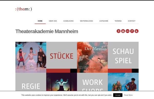 Vorschau von www.theaterakademie-mannheim.de, Theaterakademie Mannheim