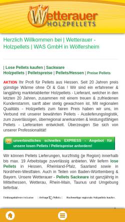 Vorschau der mobilen Webseite www.ohne-oel.de, WAS Wetterauer Agrar Service GmbH