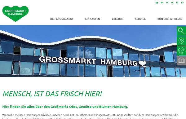 Vorschau von www.grossmarkt-hamburg.de, Großmarkt Hamburg