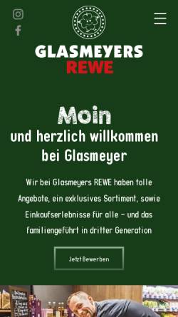 Vorschau der mobilen Webseite glasco.de, Lebensmittel Glasmeyer