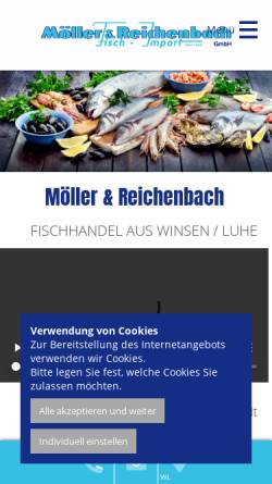 Vorschau der mobilen Webseite moeller-reichenbach.de, Möller und Reichenbach GmbH