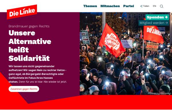 Vorschau von www.die-linke.de, Die Linke.