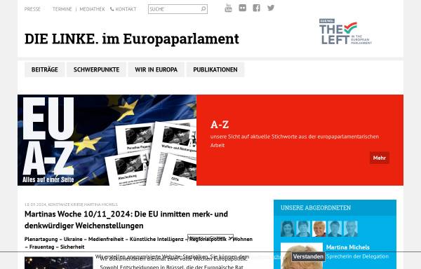 Vorschau von www.dielinke-europaservice.de, Die Linke. Europaservice