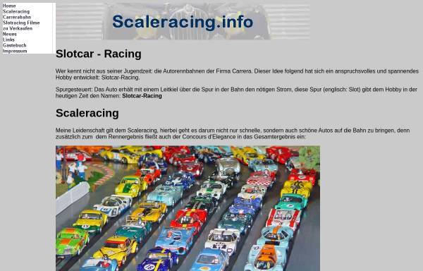 Vorschau von www.scaleracing.info, Scaleracing von Rüdiger Krieger