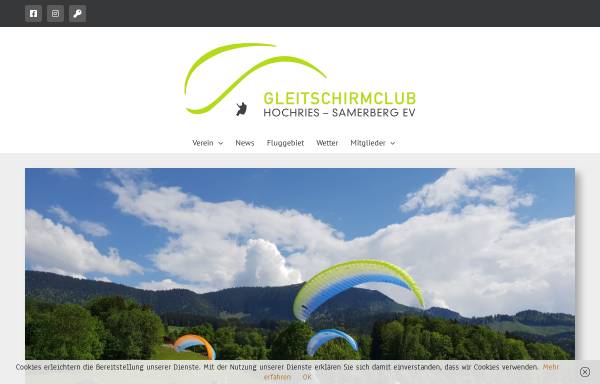 Vorschau von www.gsc-hochries.de, Gleitschirmclub Hochries Samerberg e.V.