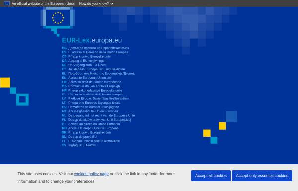 Vorschau von eur-lex.europa.eu, EUR-Lex