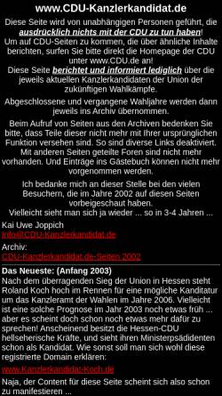 Vorschau der mobilen Webseite cdu-kanzlerkandidat.de, CDU-Kanzlerkandidat.de