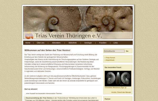 Vorschau von www.trias-verein.de, Trias Verein Thüringen e.V.