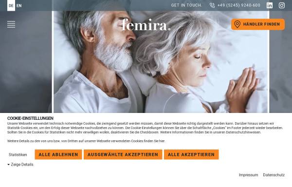Vorschau von www.femira.de, Femira GmbH