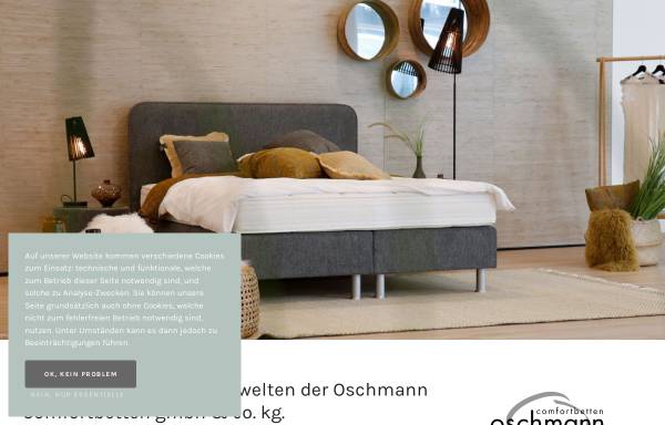 Vorschau von www.oschmann-betten.de, Oschmann comfortbetten