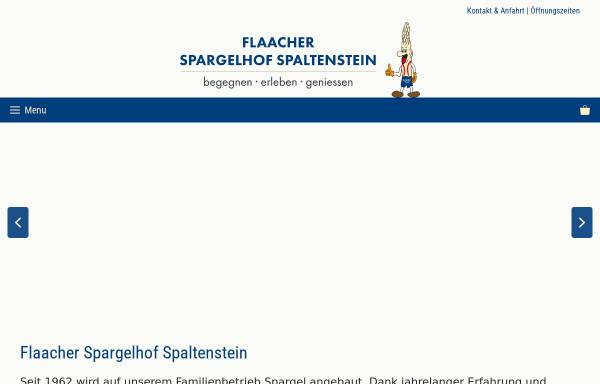 Vorschau von www.spargel.ch, Spargelhof Spaltenstein