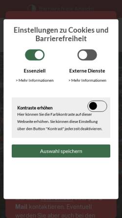 Vorschau der mobilen Webseite www.meitingen.de, Markt Meitingen