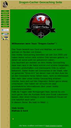 Vorschau der mobilen Webseite www.dragon-cacher.de, Dragon-Cacher