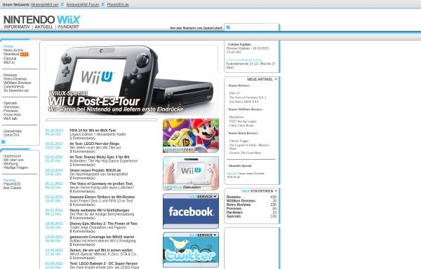 Vorschau von nintendowiix.net, Nintendo Wii X