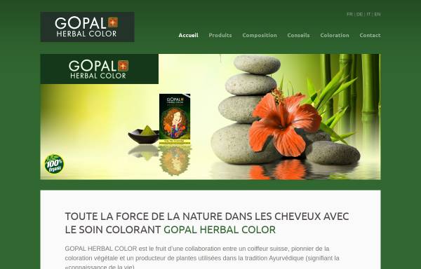 Vorschau von www.gopal.ch, Gopal Vegetarian Catering