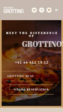 Vorschau der mobilen Webseite grottino77.ch, Grottino 77
