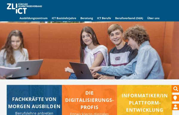 Vorschau von www.zli.ch, Zürcher Lehrbetriebsverband ICT