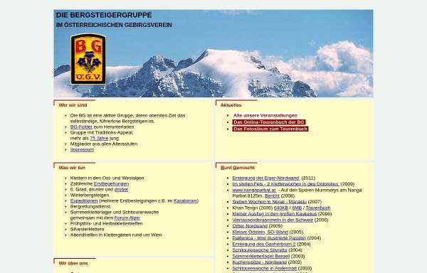 Vorschau von forum-alpin.gebirgsverein.at, Forum Alpin und Bergsteigergruppe im OeGV