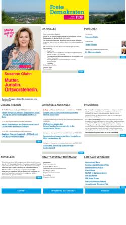 Vorschau der mobilen Webseite www.fdp-mainz-laubenheim.de, FDP Mainz-Laubenheim