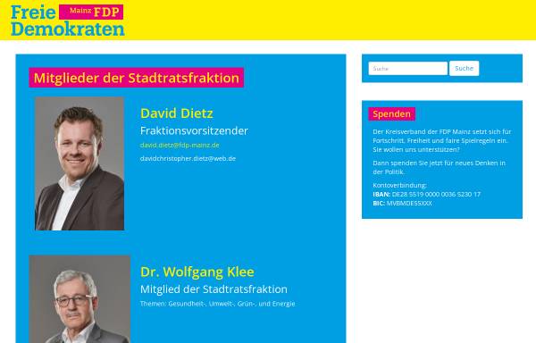 Vorschau von www.fdp-fraktion-mainz.de, FDP-Stadtratsfraktion Mainz