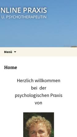 Vorschau der mobilen Webseite www.anni-braun.de, Diplom-Psychologin und Psychotherapeutin Anni Braun