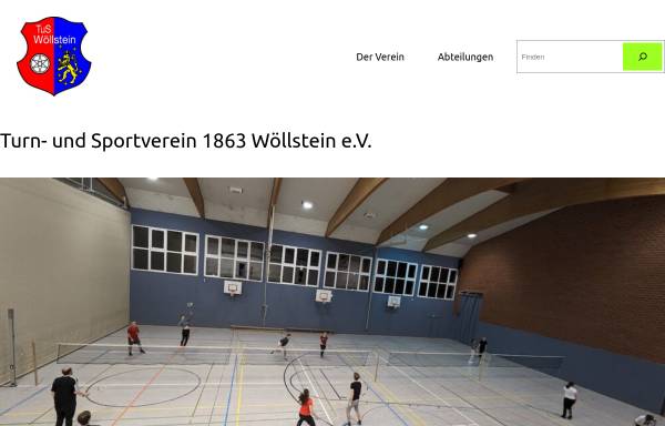 Vorschau von www.tus-woellstein.de, Turn- und Sportverein 1863 Wöllstein e. V.