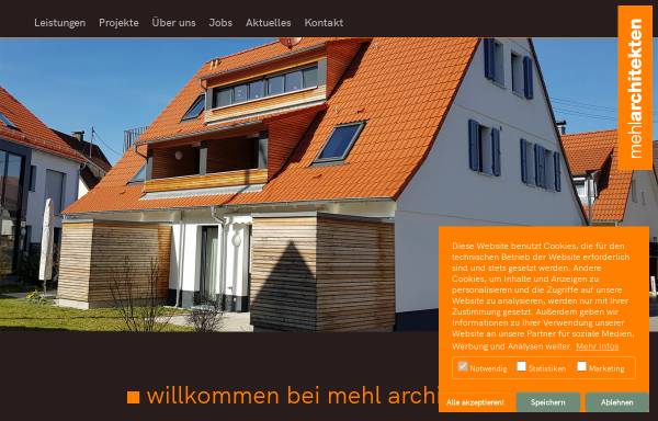 Vorschau von www.mehl-architekten.de, Mehl-Architekten
