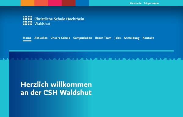 Vorschau von www.csh-waldshut.de, Christliche Schule Hochrhein