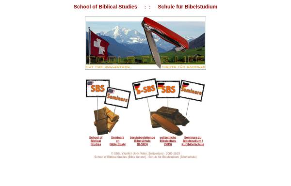 Schule für Bibelstudium (SBS) - JMEM Wiler, Schweiz