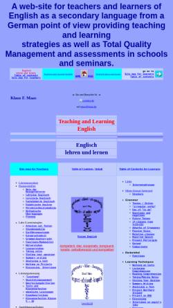 Vorschau der mobilen Webseite www.kfmaas.de, Englisch lehren und lernen
