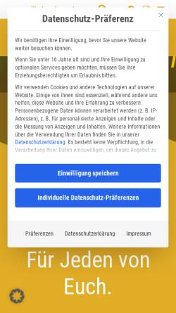 Vorschau der mobilen Webseite cursillo.de, Cursillo