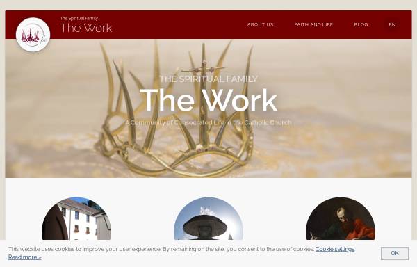 Vorschau von www.thework-fso.org, Geistliche Familie 'Das Werk'